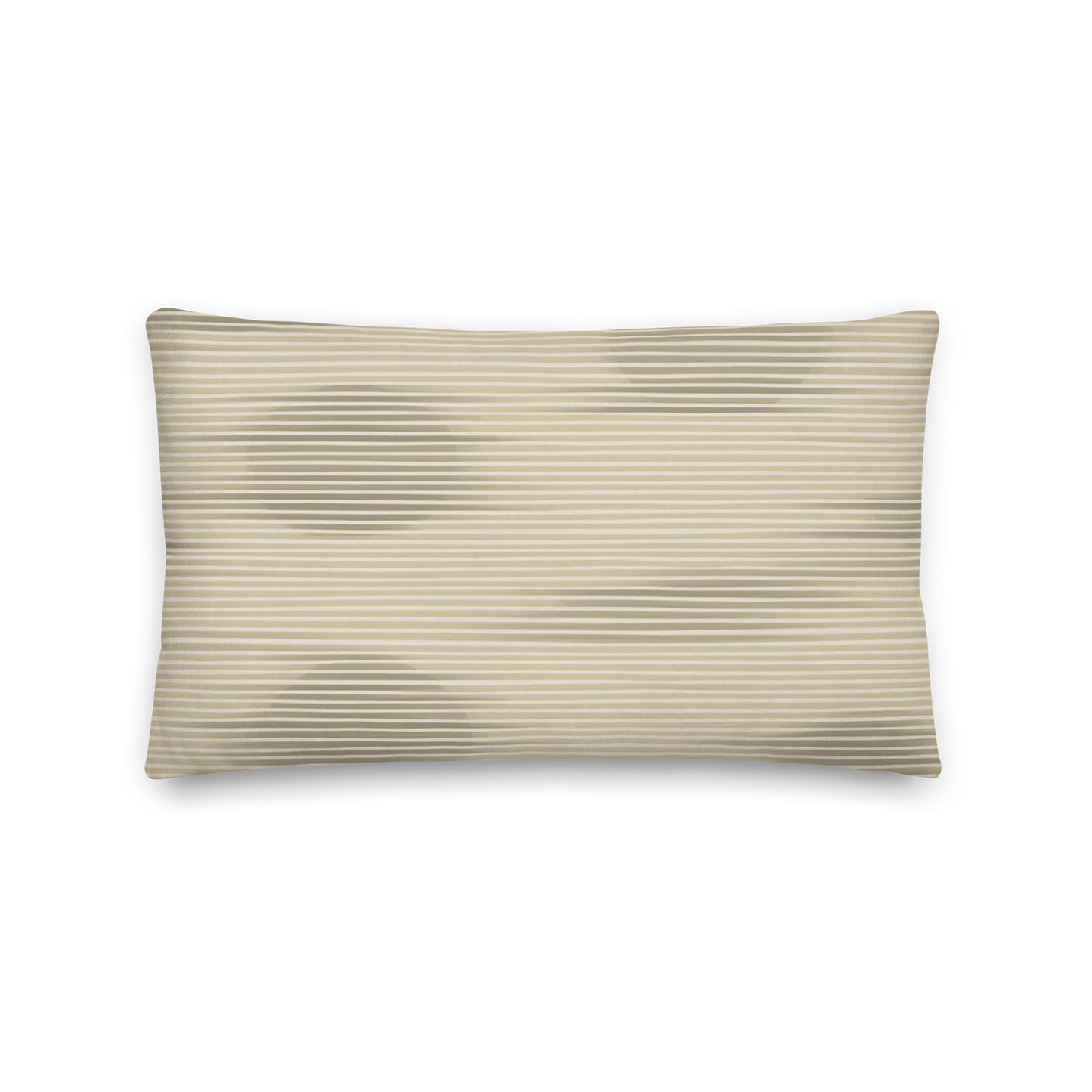 Shoji Shadow Throw Pillow with Insert — Japandi Minimalist Washi Stripe Cushion