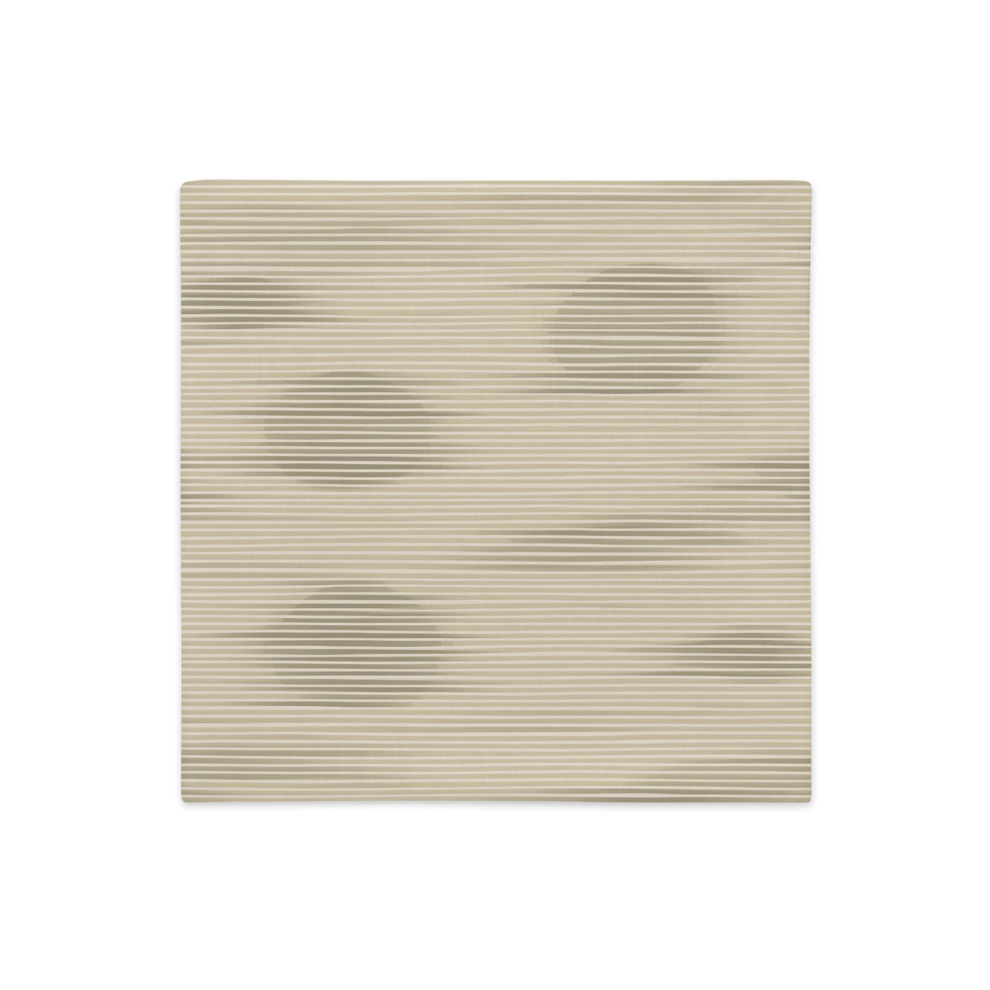 Shoji Shadow Throw Pillow Cover — Japandi Minimalist Washi Stripe Cushion