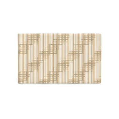 Japandi Minimalist Throw Pillow Cover | Shoji Screen Geometric Pattern