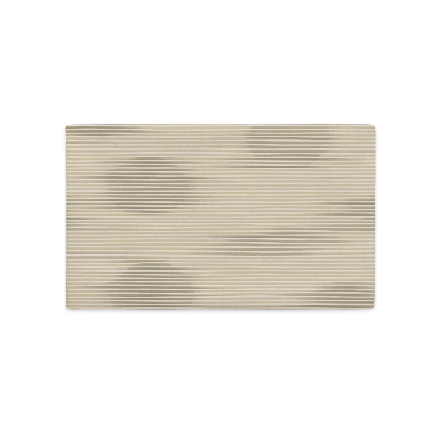 Shoji Shadow Throw Pillow Cover — Japandi Minimalist Washi Stripe Cushion