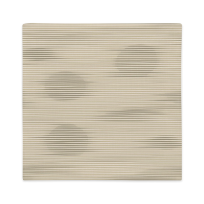 Shoji Shadow Throw Pillow Cover — Japandi Minimalist Washi Stripe Cushion