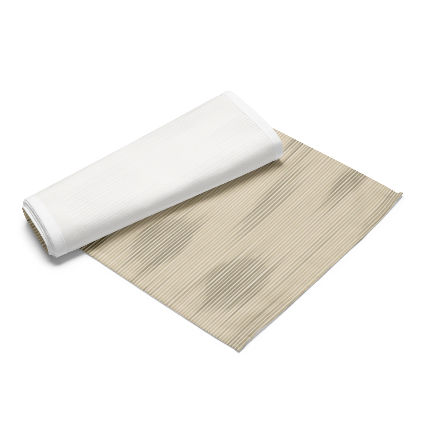 Shoji Shadow Table Runner — Japandi Minimalist Washi Stripe Table Linen